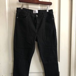 Current Elliot Stretch Black Skinny Jeans